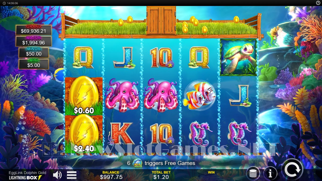 EggLink Dolphin Gold Slot Slot Image in Demo - pic. 3