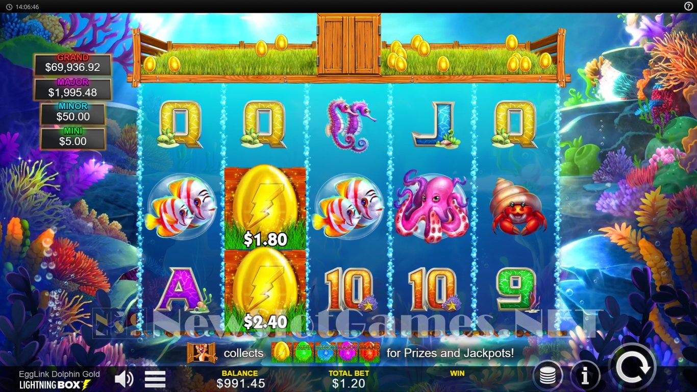 EggLink Dolphin Gold Slot Slot Image in Demo - pic. 5
