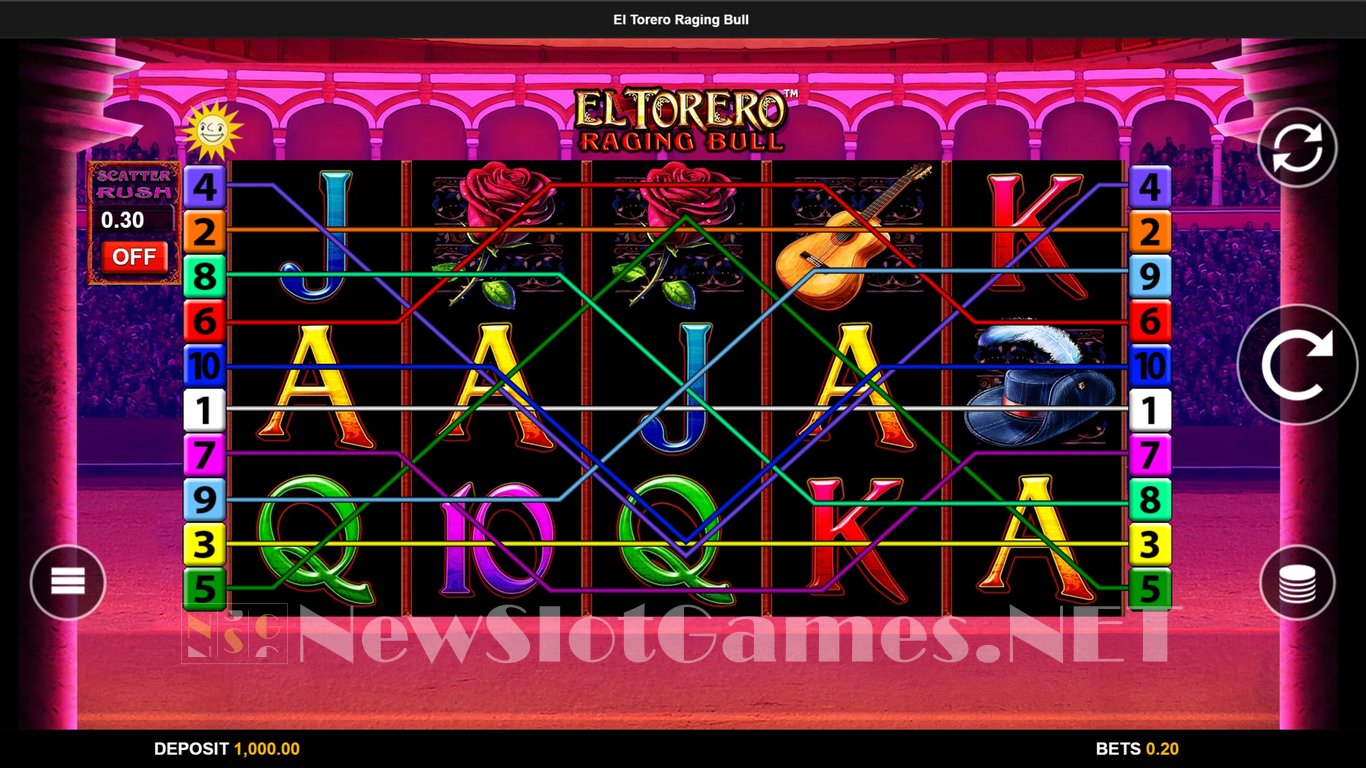 El Torero Raging Bull Slot Demo Image