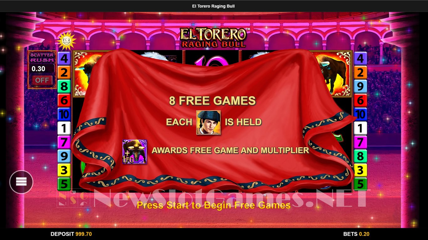 El Torero Raging Bull Slot Slot Image in Demo - pic. 4