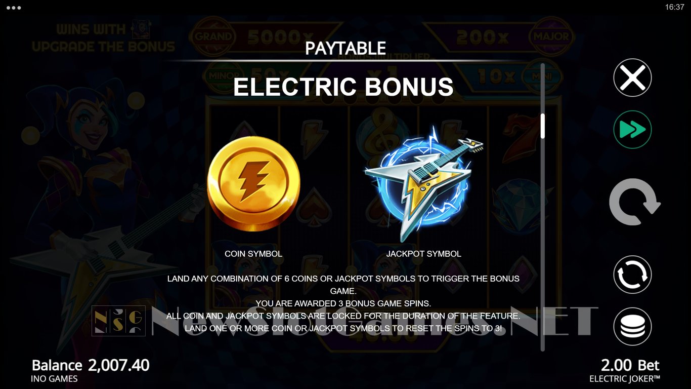 Electric Joker Slot Slot Image in Demo - pic. 10