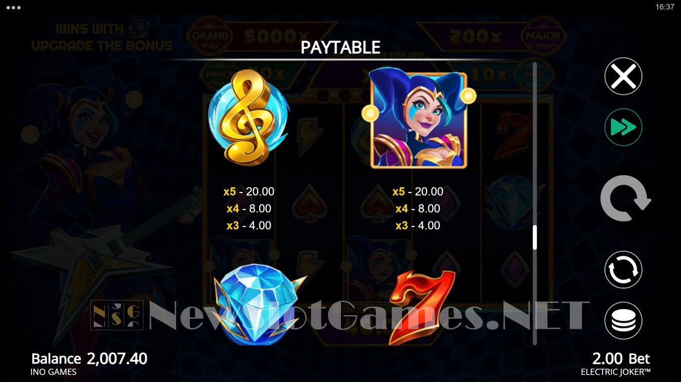 Electric Joker Slot Slot Image in Demo - pic. 11