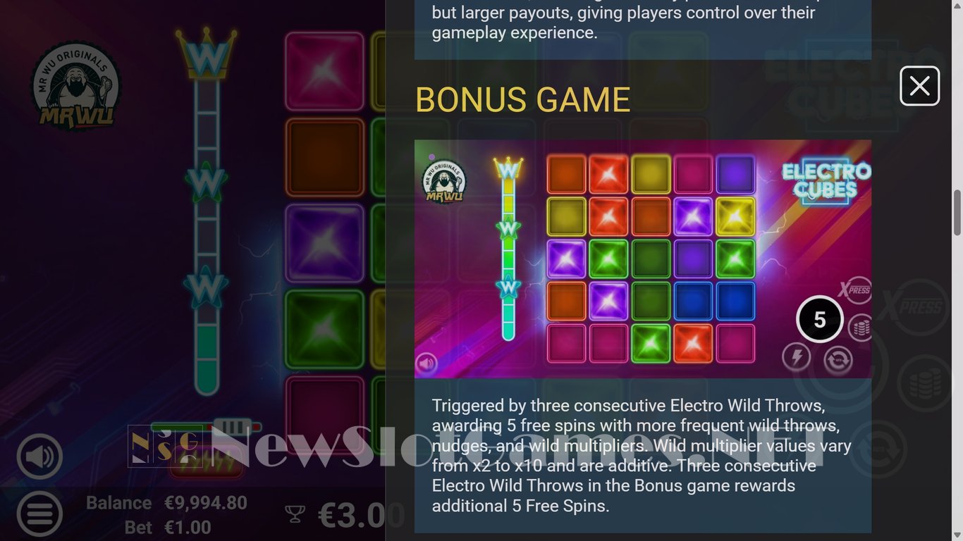 Electro Cubes Slot Slot Image in Demo - pic. 11
