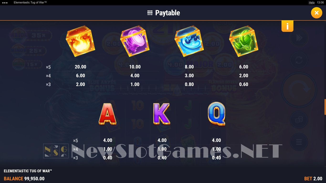 Elementastic Tug of War Slot Slot Image in Demo - pic. 8