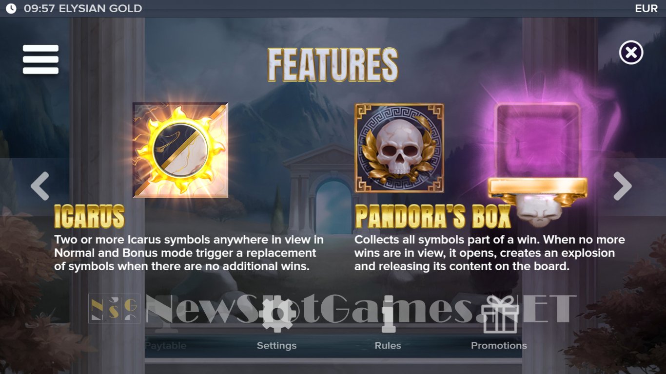 Elysian Gold Slot Slot Image in Demo - pic. 5