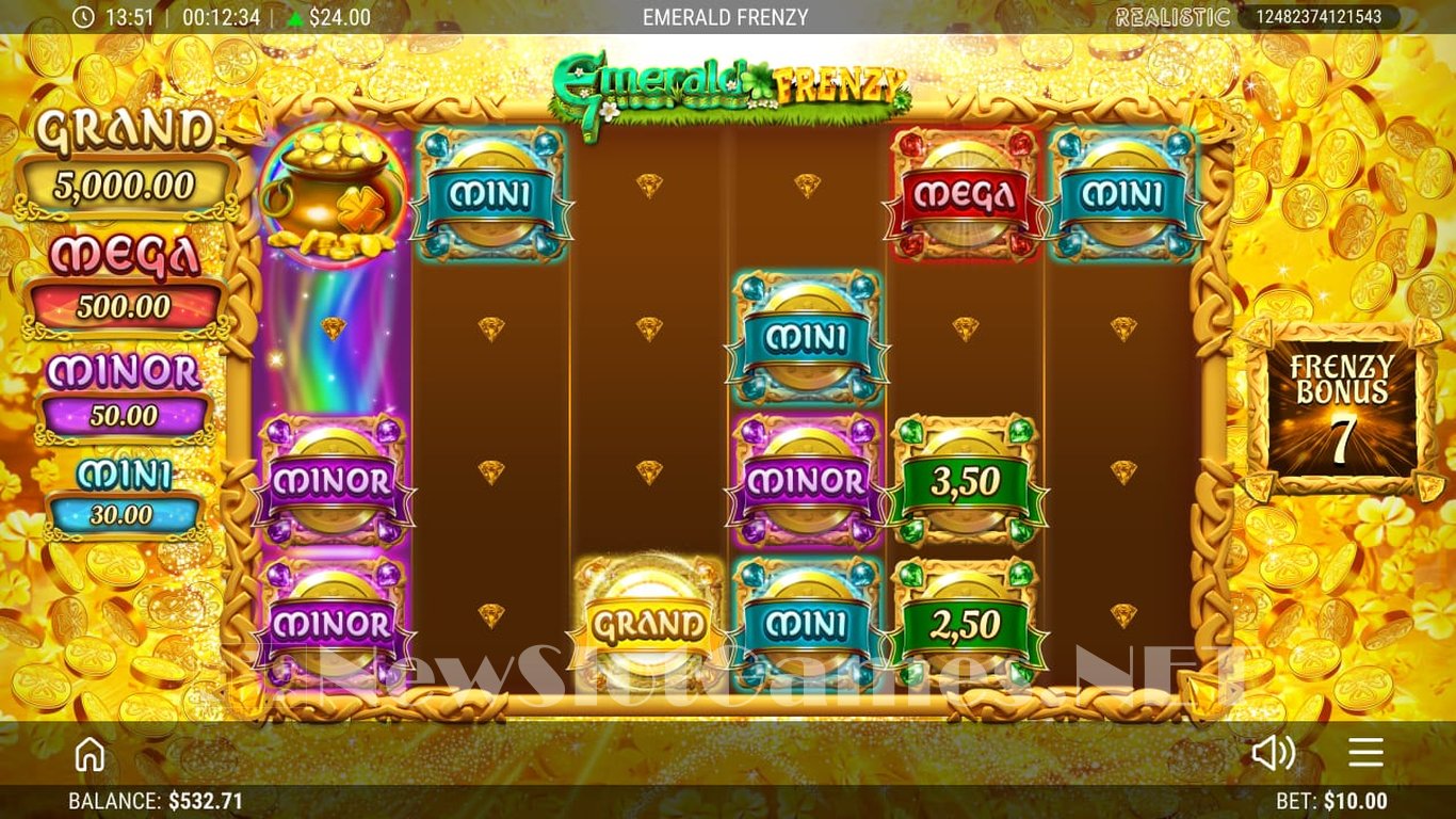 Emerald Frenzy Slot Slot Image in Demo - pic. 3