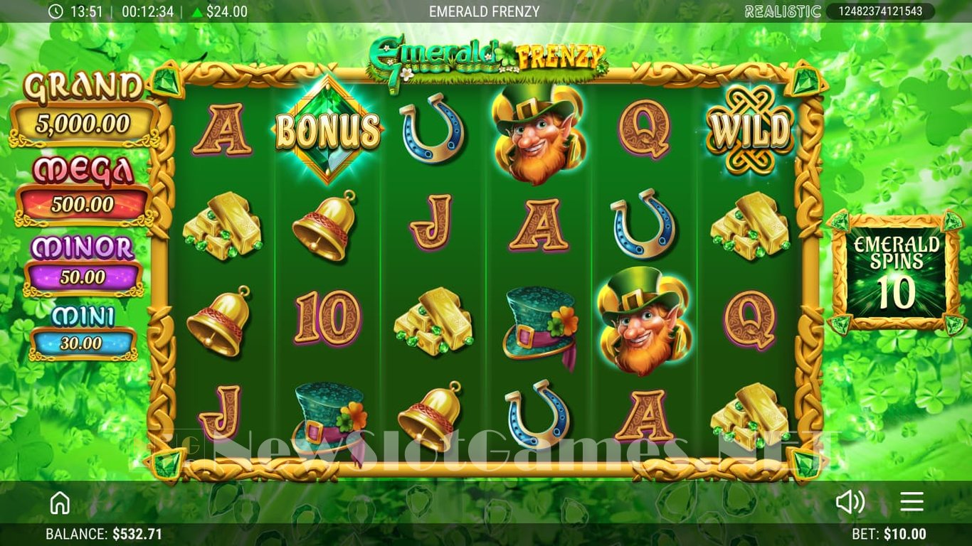 Emerald Frenzy Slot Slot Image in Demo - pic. 4