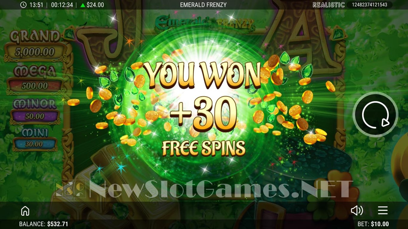 Emerald Frenzy Slot Slot Image in Demo - pic. 5