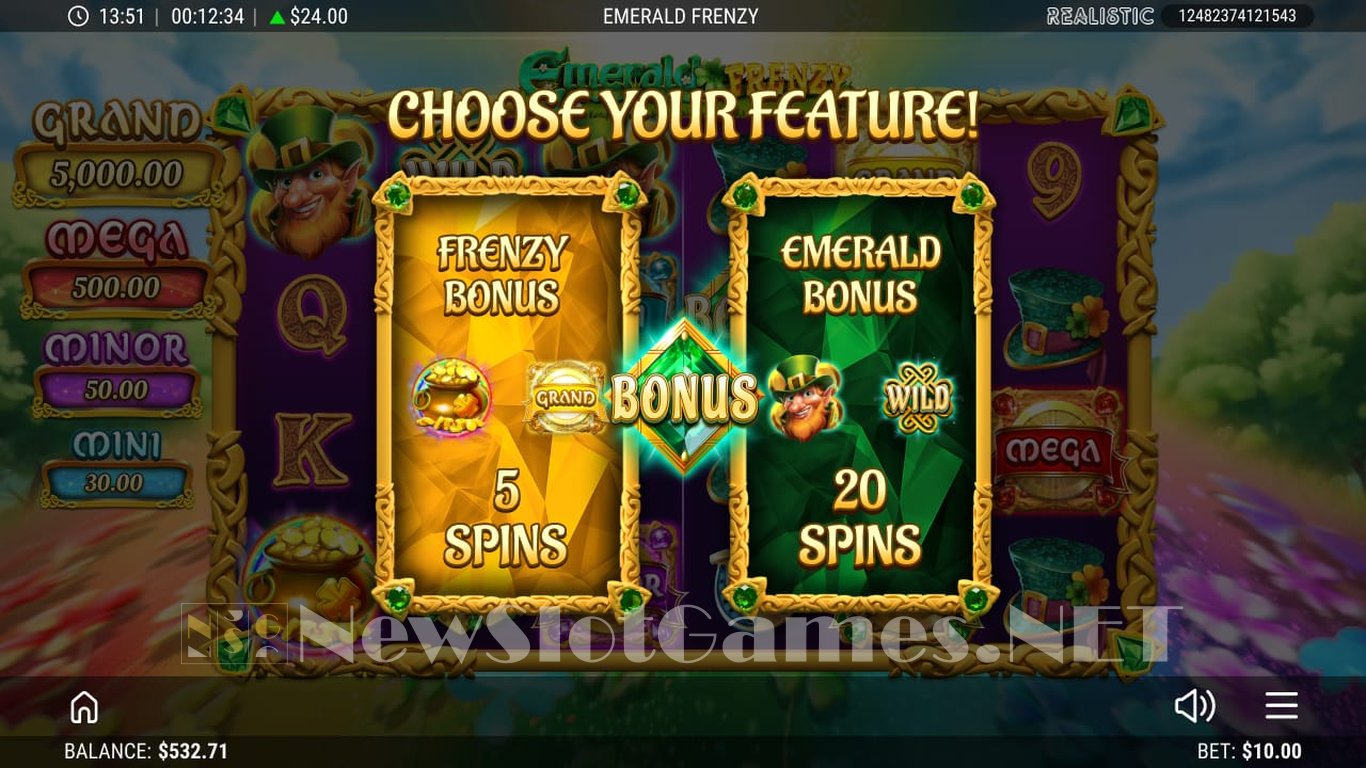 Emerald Frenzy Slot Slot Image in Demo - pic. 8