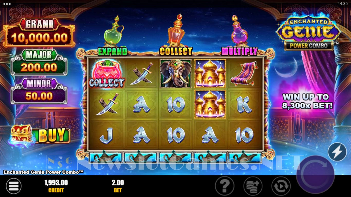 Enchanted Genie Power Combo Slot Slot Image in Demo - pic. 2