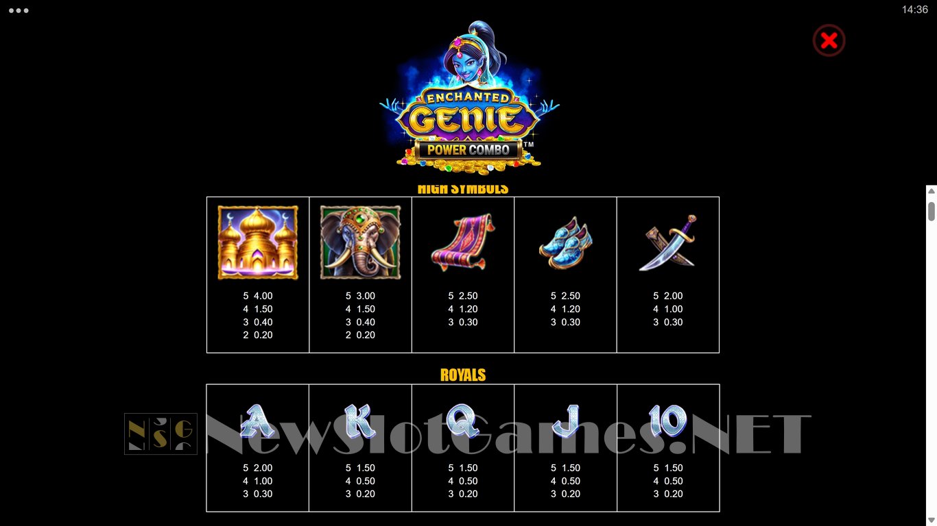 Enchanted Genie Power Combo Slot Slot Image in Demo - pic. 9