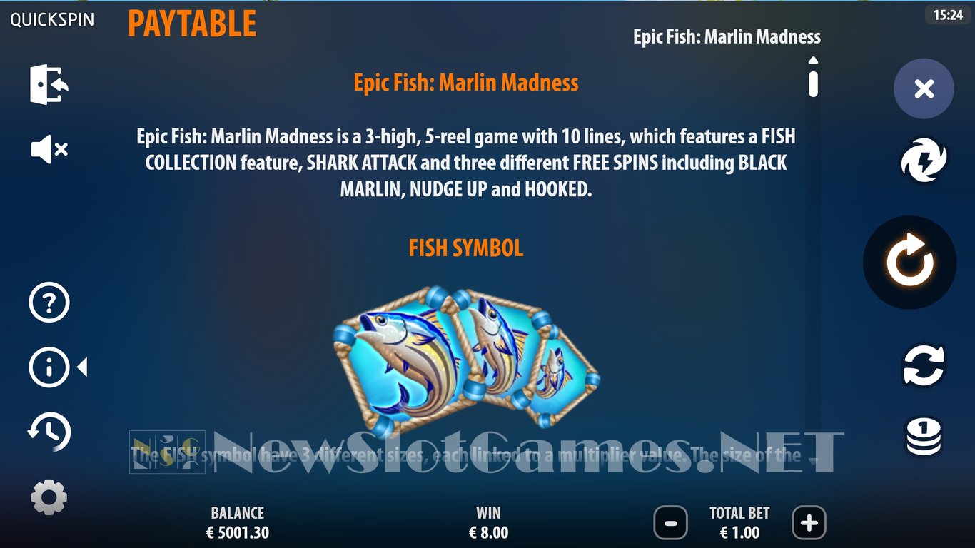 Epic Fish Marlin Madness Slot Slot Image in Demo - pic. 7