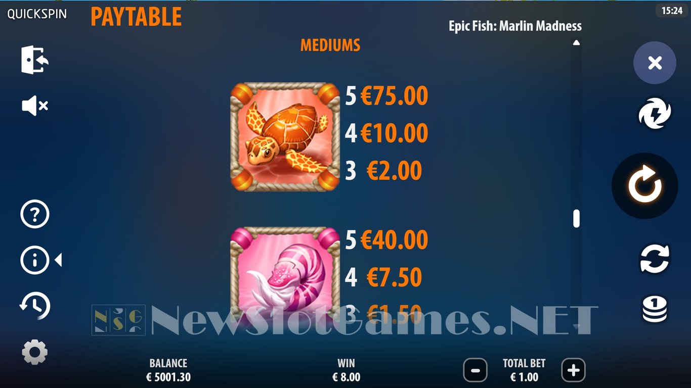 Epic Fish Marlin Madness Slot Slot Image in Demo - pic. 8