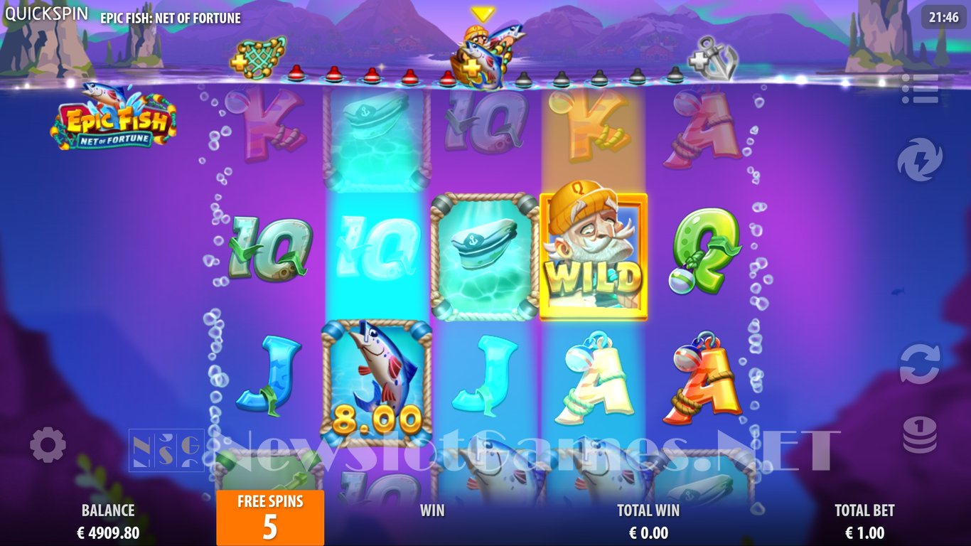 Epic Fish Net of Fortune Slot Slot Image in Demo - pic. 11