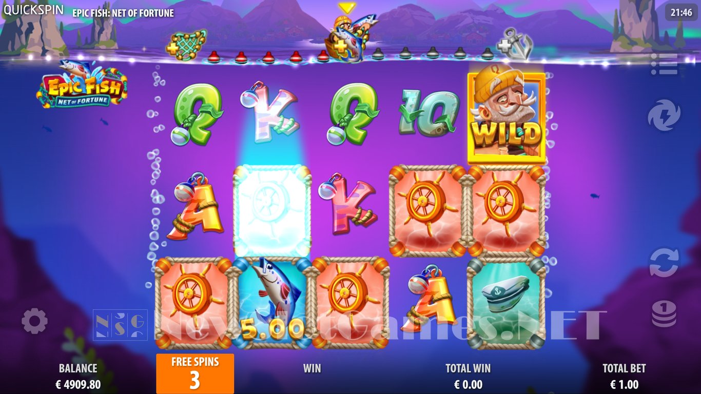Epic Fish Net of Fortune Slot Slot Image in Demo - pic. 13