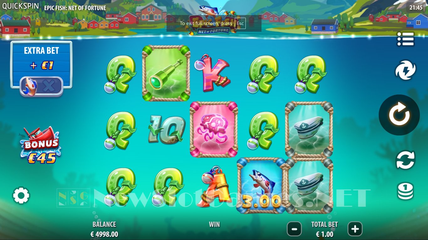 Epic Fish Net of Fortune Slot Slot Image in Demo - pic. 3