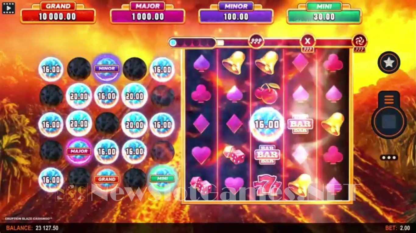 Eruption Blaze Cashingo Slot Slot Image in Demo - pic. 2