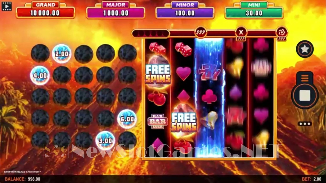 Eruption Blaze Cashingo Slot Slot Image in Demo - pic. 4