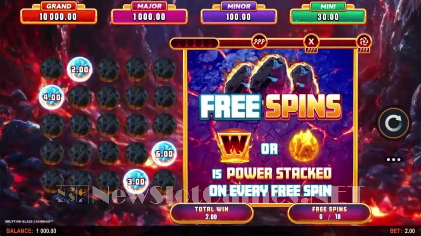 Eruption Blaze Cashingo Slot Slot Image in Demo - pic. 5