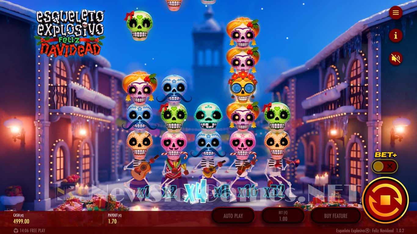 Esqueleto Explosivo Feliz Navidead Slot Slot Image in Demo - pic. 3