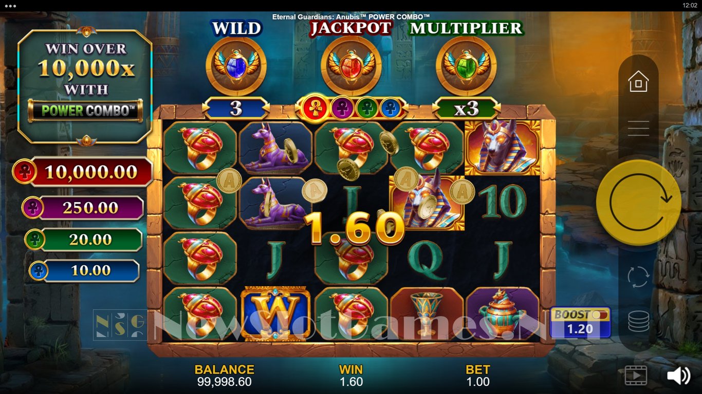 Eternal Guardians Anubis Power Combo Slot Slot Image in Demo - pic. 2