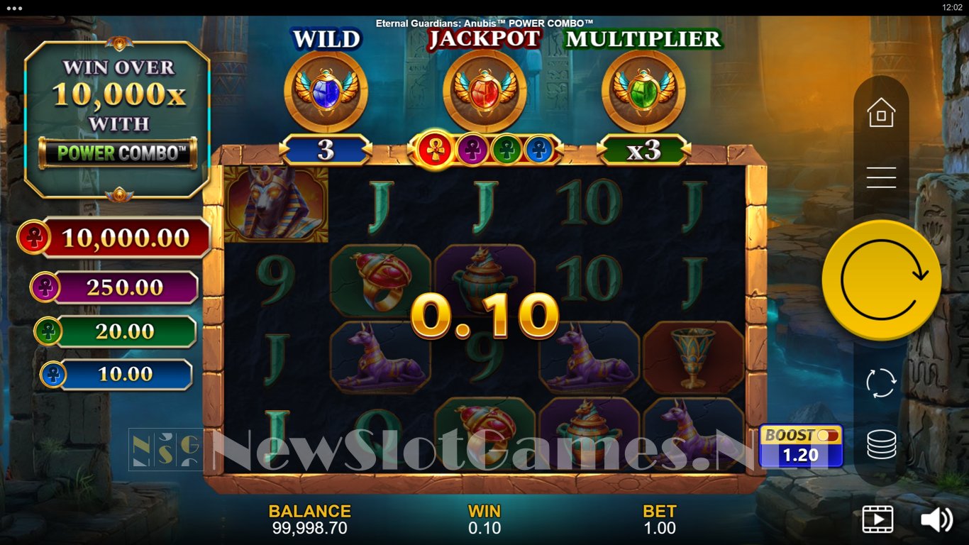 Eternal Guardians Anubis Power Combo Slot Slot Image in Demo - pic. 3