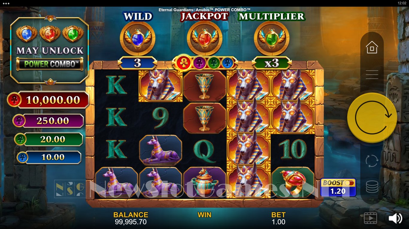 Eternal Guardians Anubis Power Combo Slot Slot Image in Demo - pic. 4