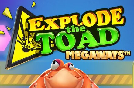 Explode the Toad Megaways Slot Logo
