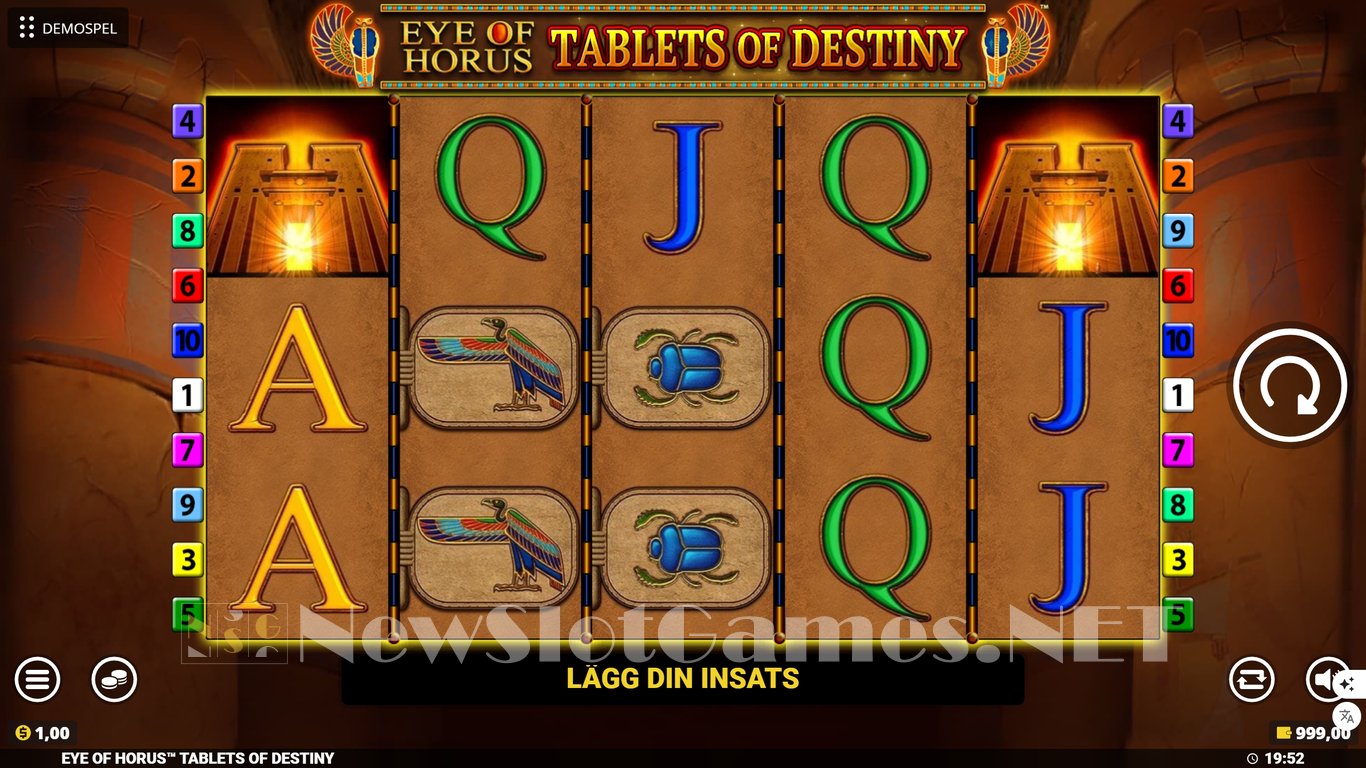 Eye of Horus Tablets of Destiny Slot Slot Image in Demo - pic. 2