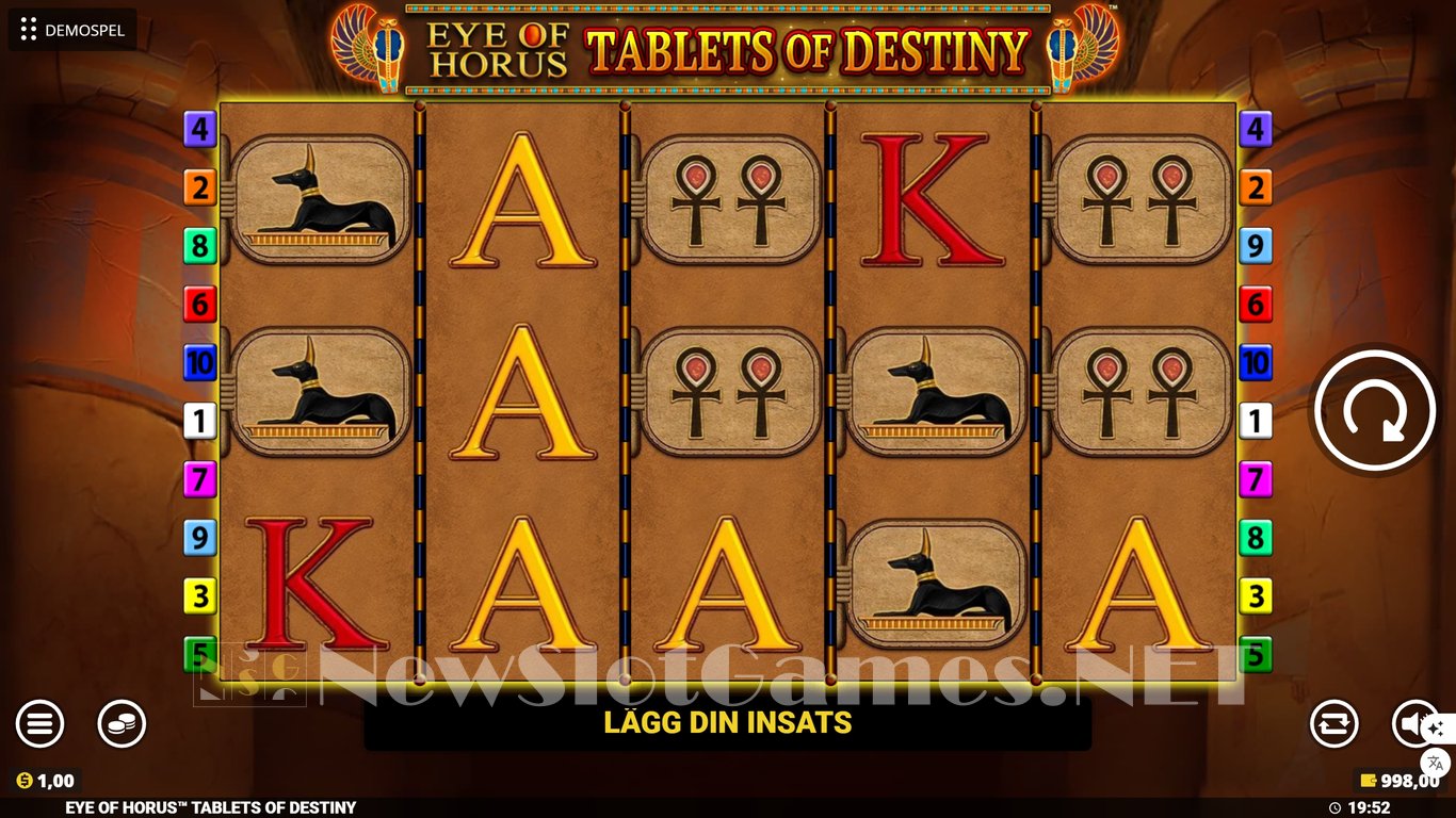 Eye of Horus Tablets of Destiny Slot Slot Image in Demo - pic. 3