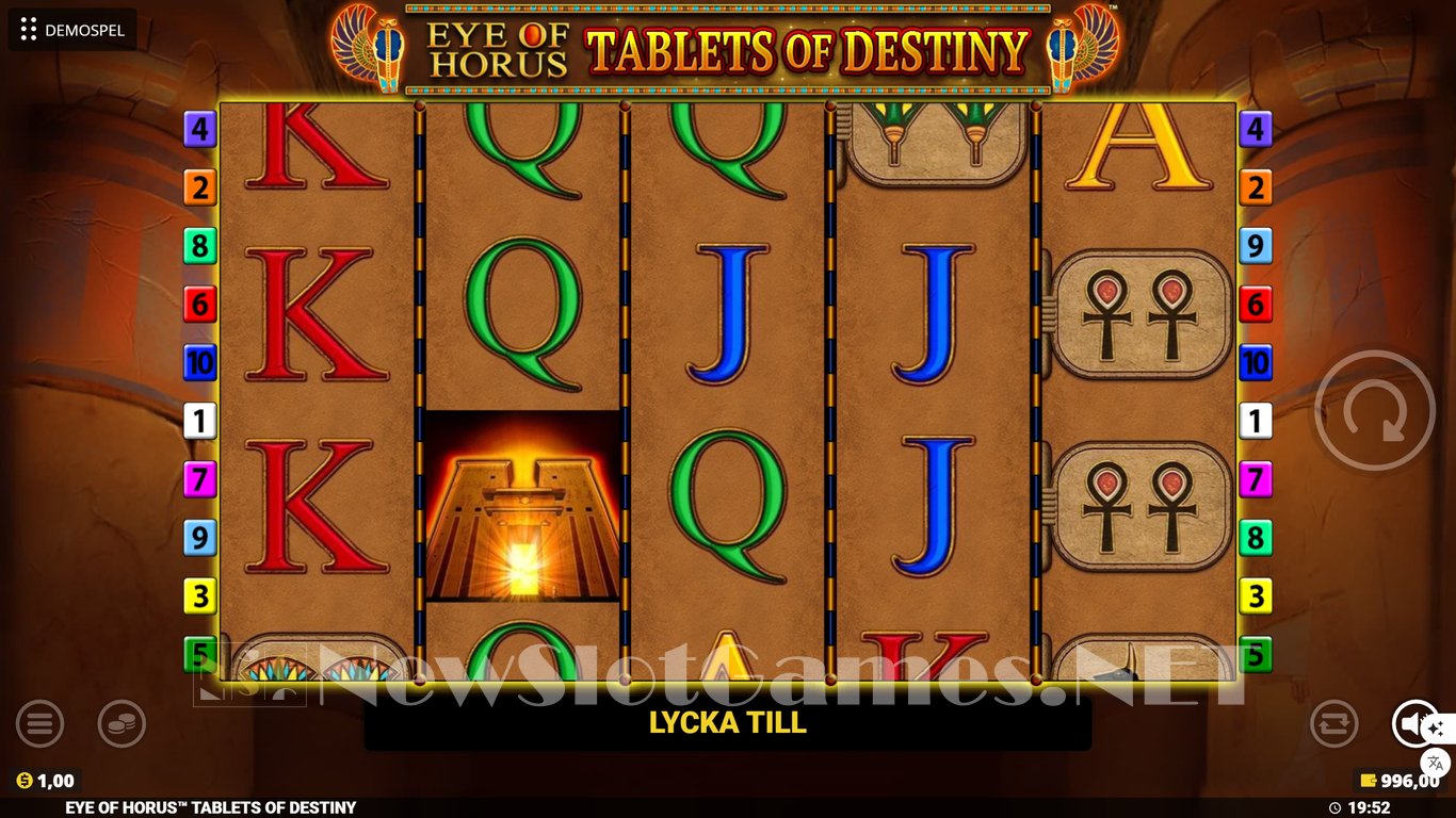 Eye of Horus Tablets of Destiny Slot Slot Image in Demo - pic. 4