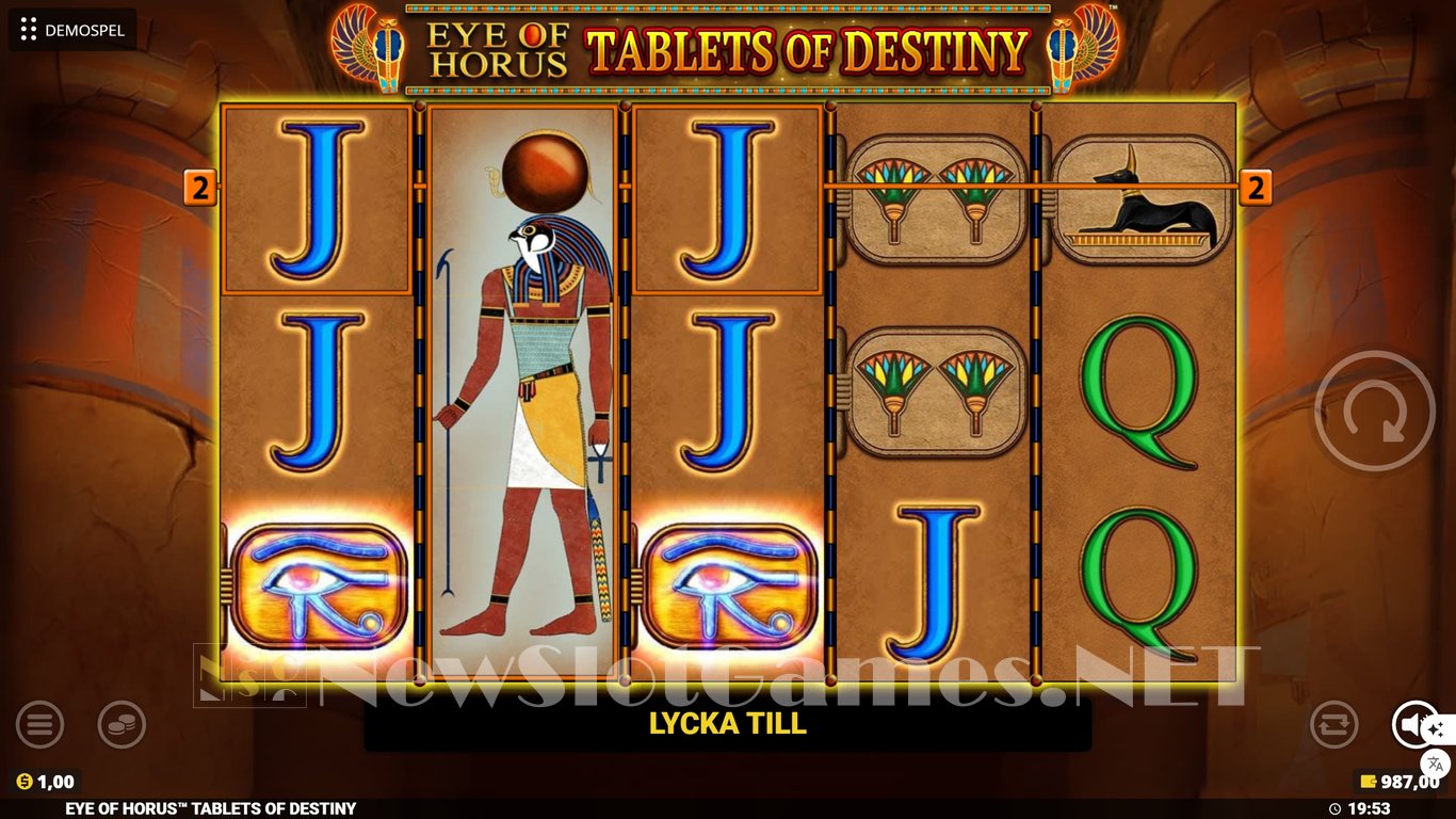 Eye of Horus Tablets of Destiny Slot Slot Image in Demo - pic. 6