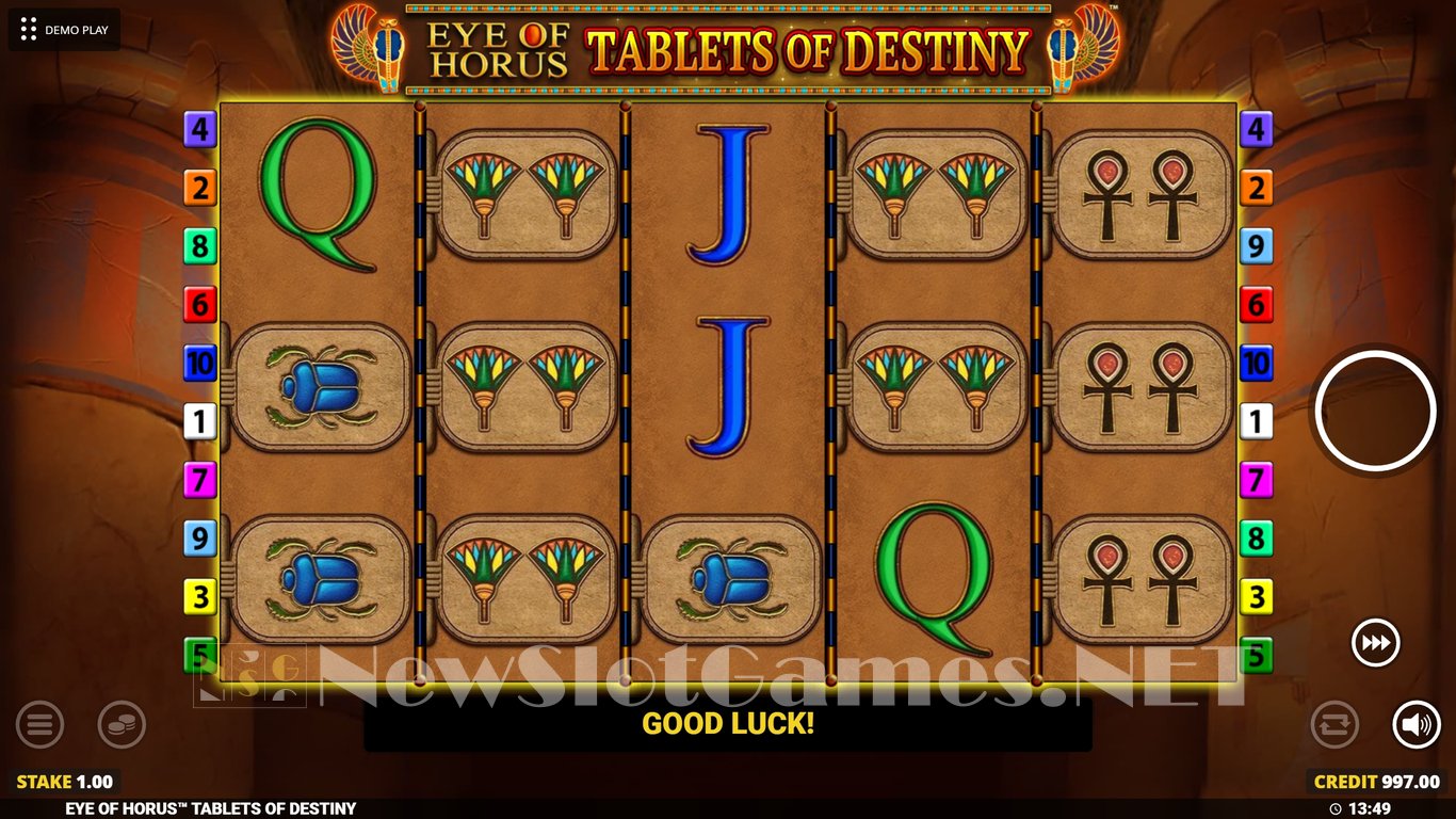 Eye of Horus Tablets of Destiny Megaways Slot Demo Image