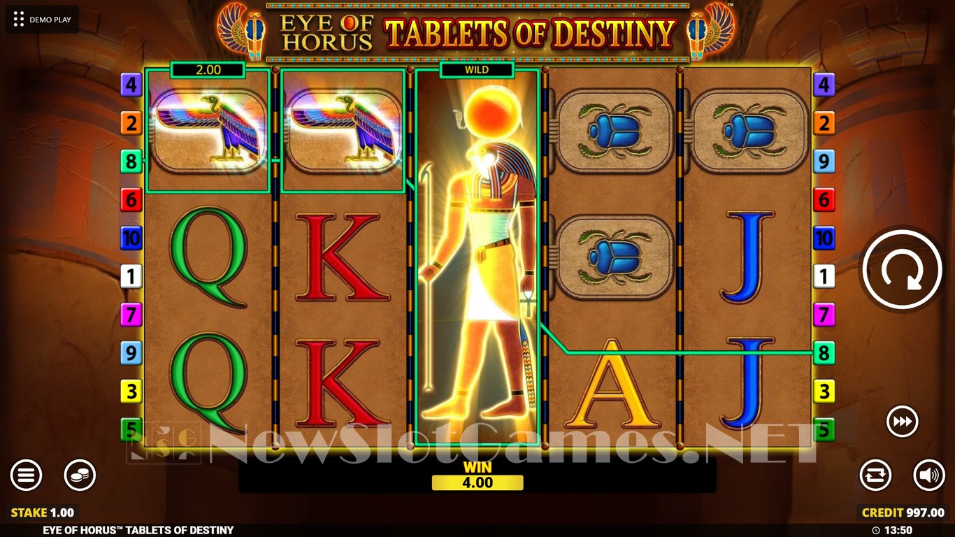 Eye of Horus Tablets of Destiny Megaways Slot Slot Image in Demo - pic. 3