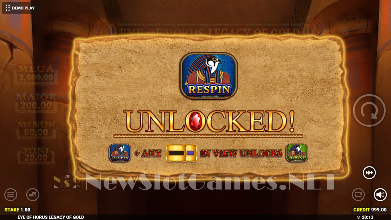 Eye of Horus Legacy of Gold Slot Slot Image in Demo - pic. 3