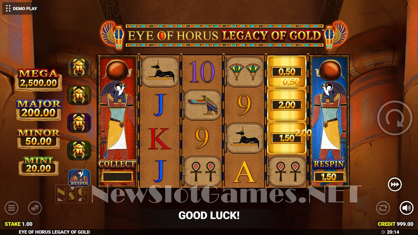 Eye of Horus Legacy of Gold Slot Slot Image in Demo - pic. 6
