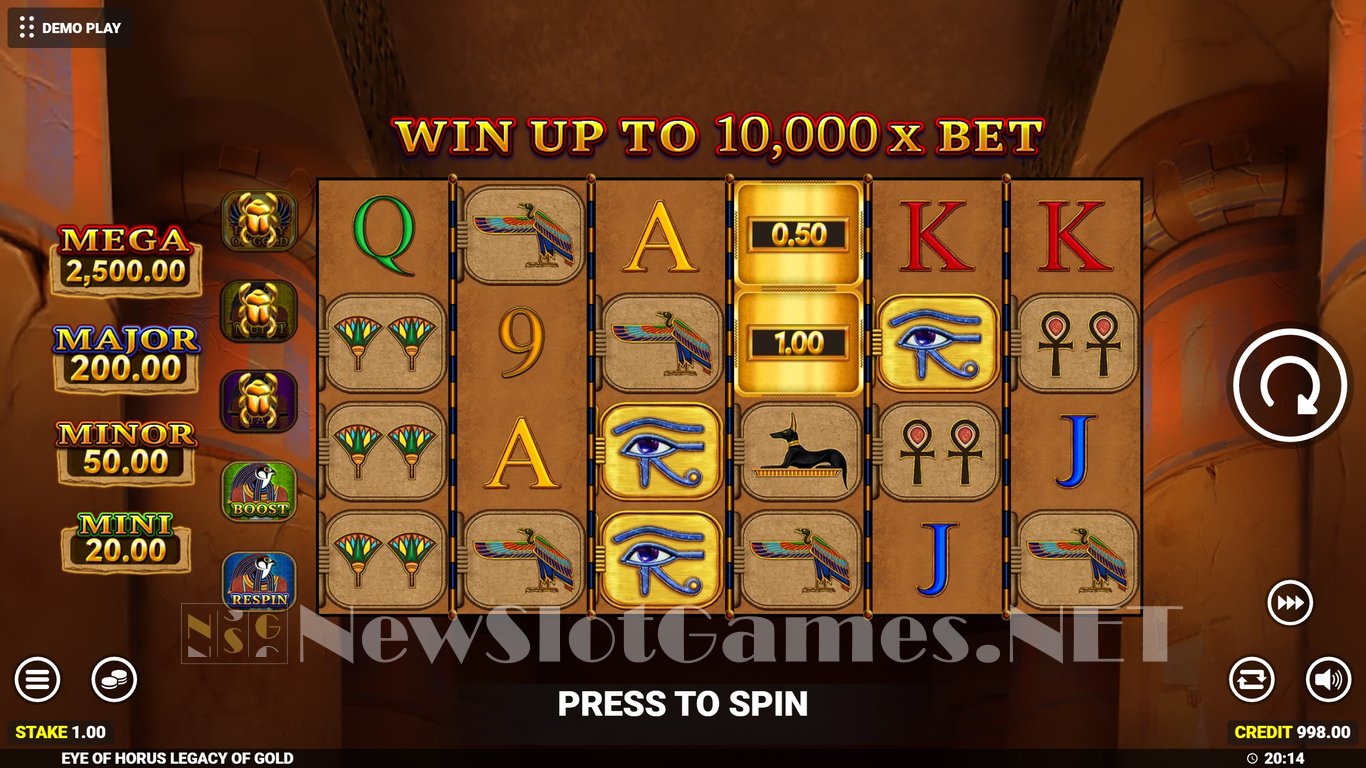 Eye of Horus Legacy of Gold Slot Slot Image in Demo - pic. 8