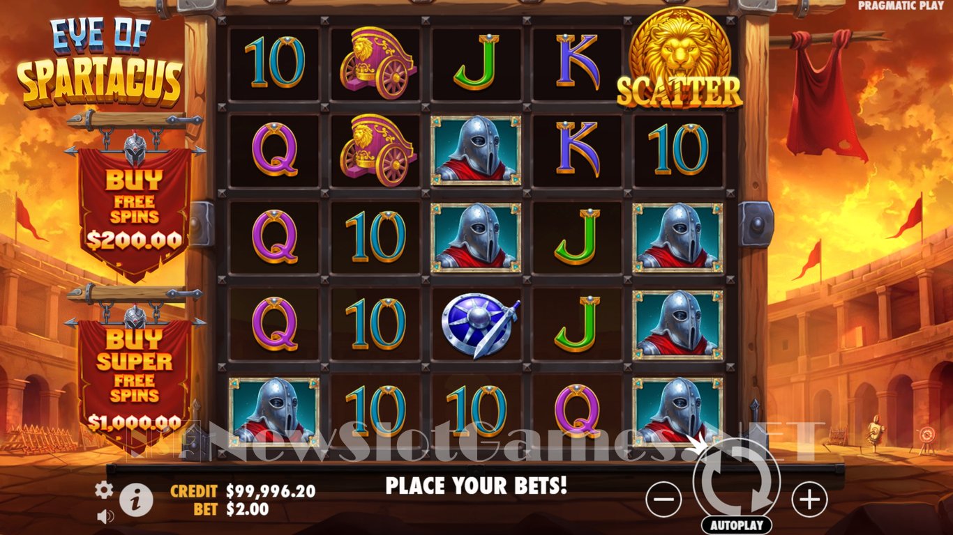 Eye of Spartacus Slot Slot Image in Demo - pic. 2