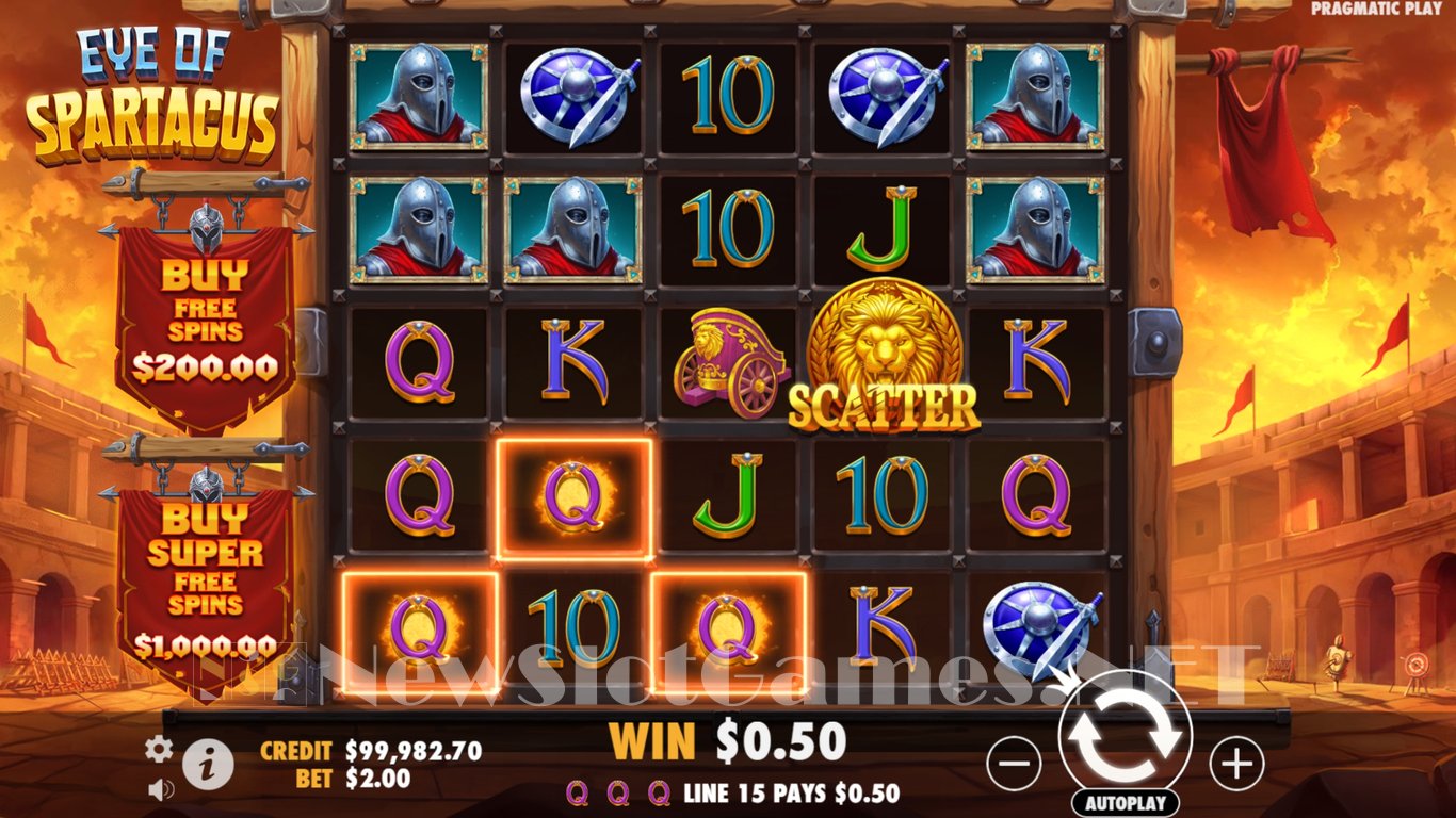 Eye of Spartacus Slot Slot Image in Demo - pic. 3