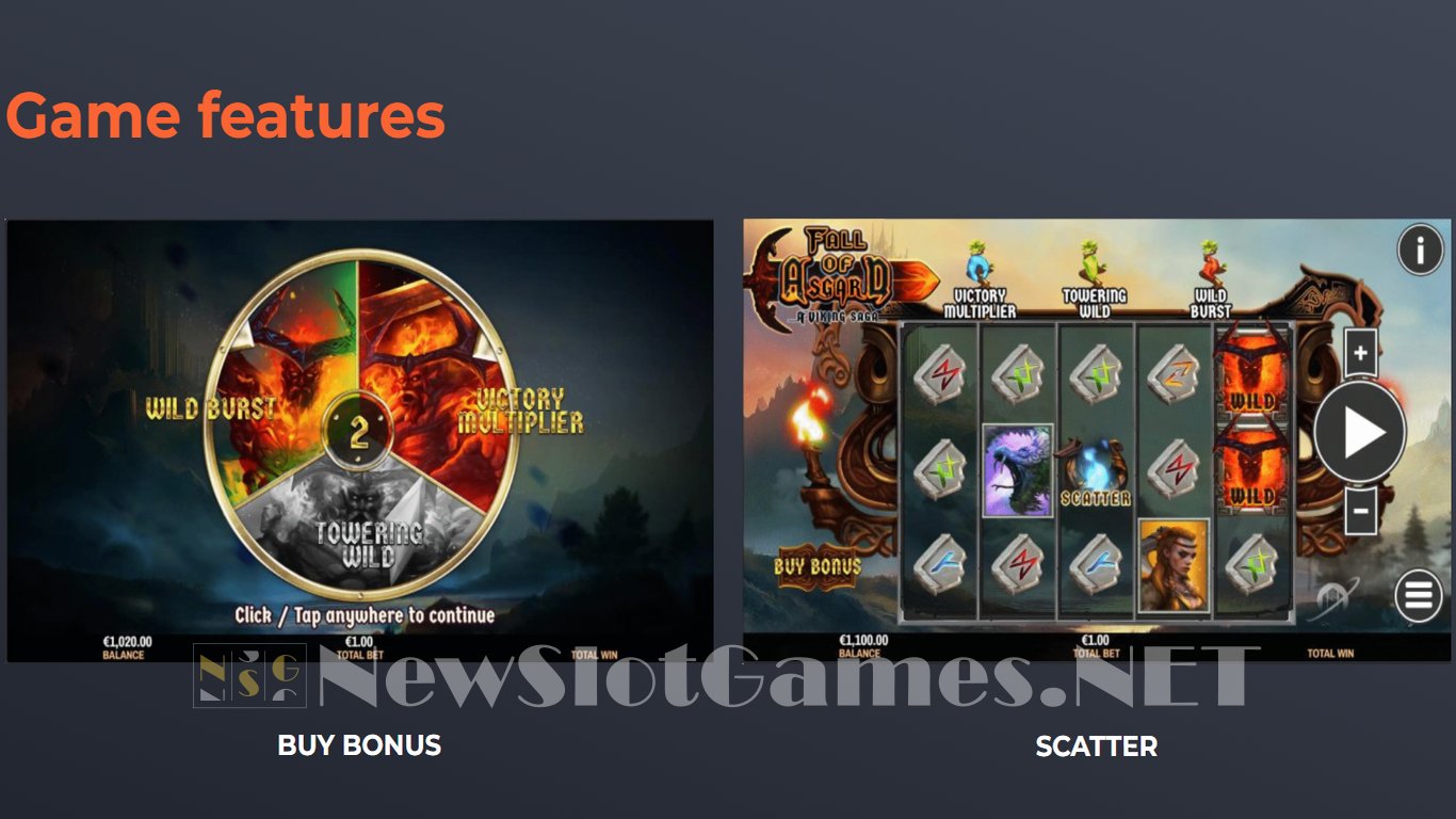 Fall of Asgard - A Viking Saga Slot Demo Image