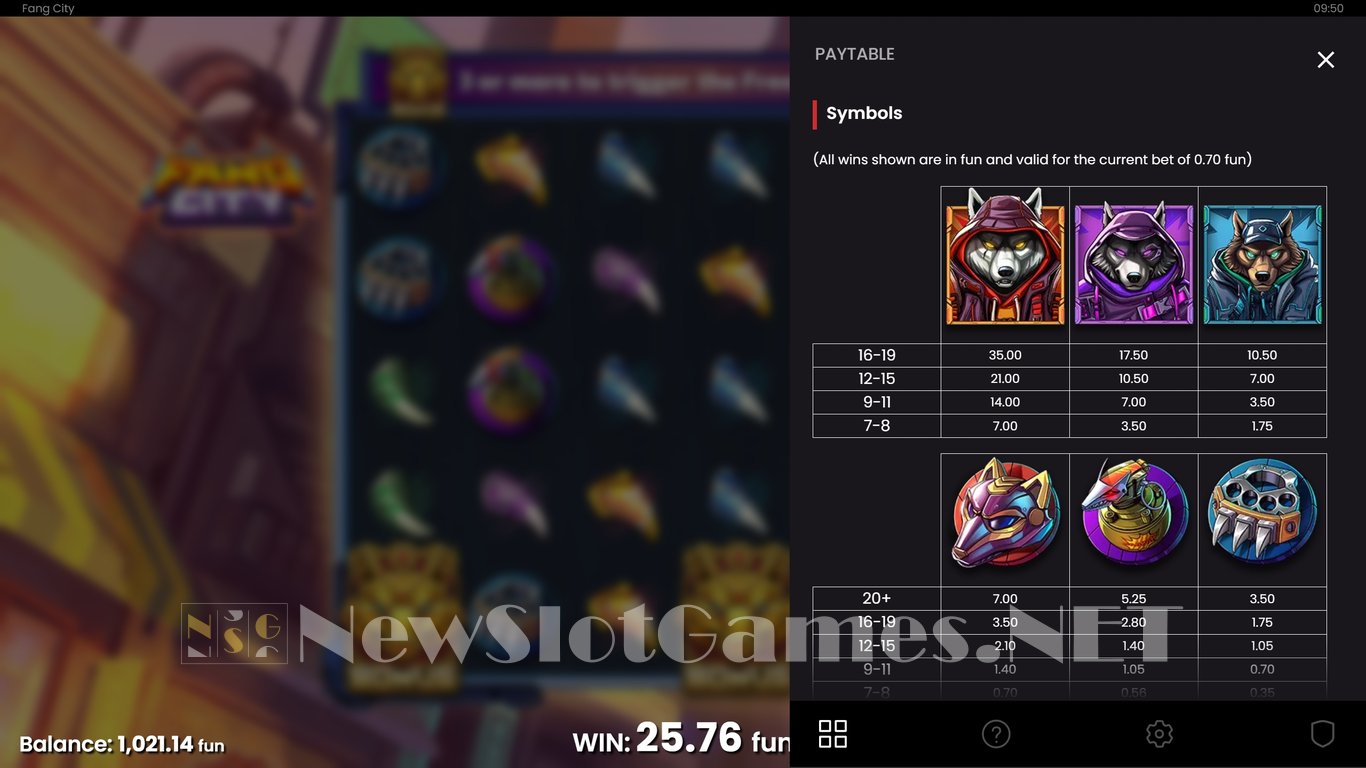 Fang City Slot Slot Image in Demo - pic. 12