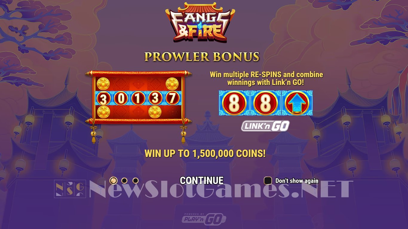 Fangs & Fire Slot Demo Image