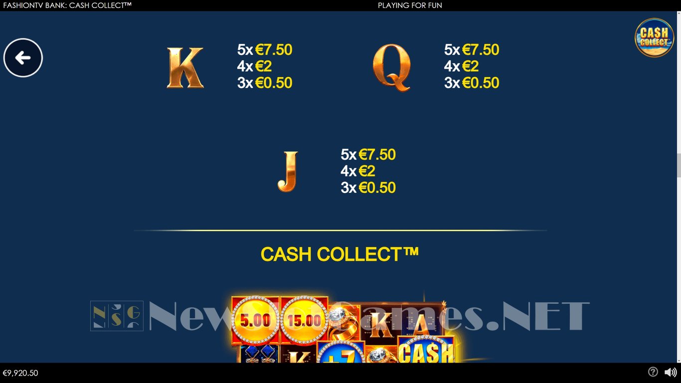 FashionTV Bank Cash Collect Slot Slot Image in Demo - pic. 9