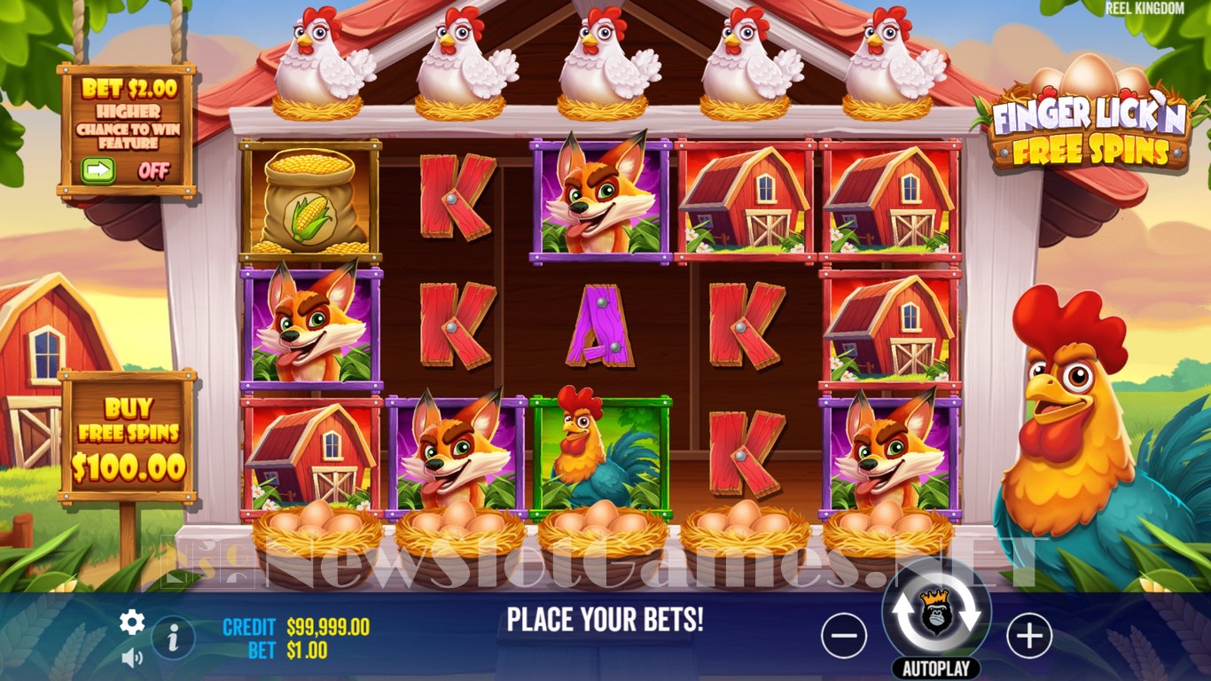 Finger Lick'n Free Spins Slot Demo Image