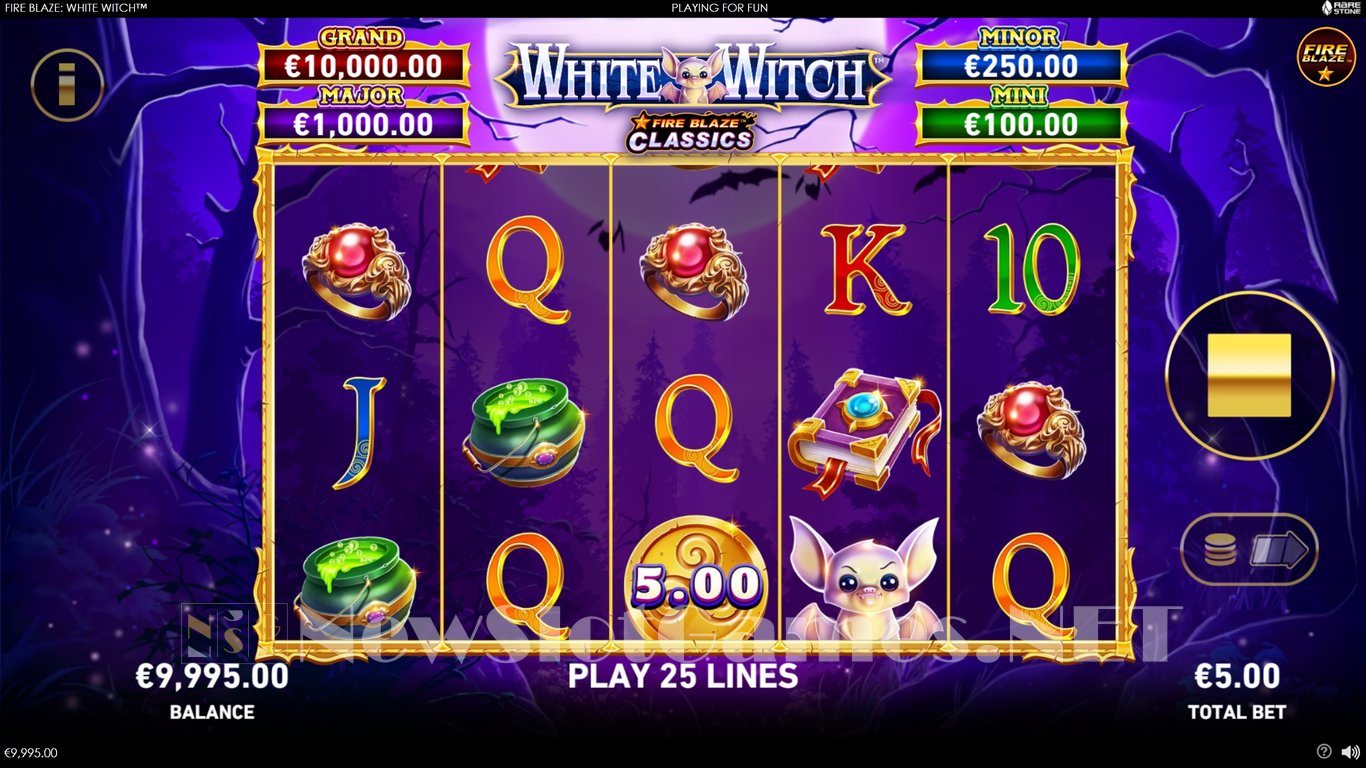 Fire Blaze White Witch Slot Demo Image