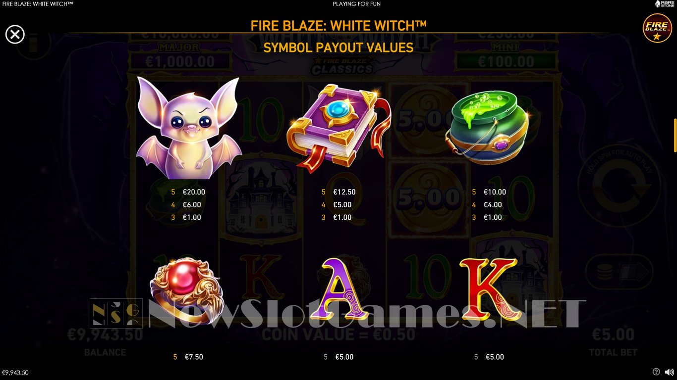 Fire Blaze White Witch Slot Slot Image in Demo - pic. 7