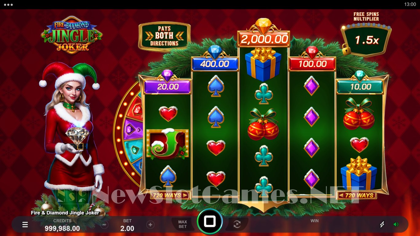 Fire & Diamond Jingle Joker Slot Slot Image in Demo - pic. 3