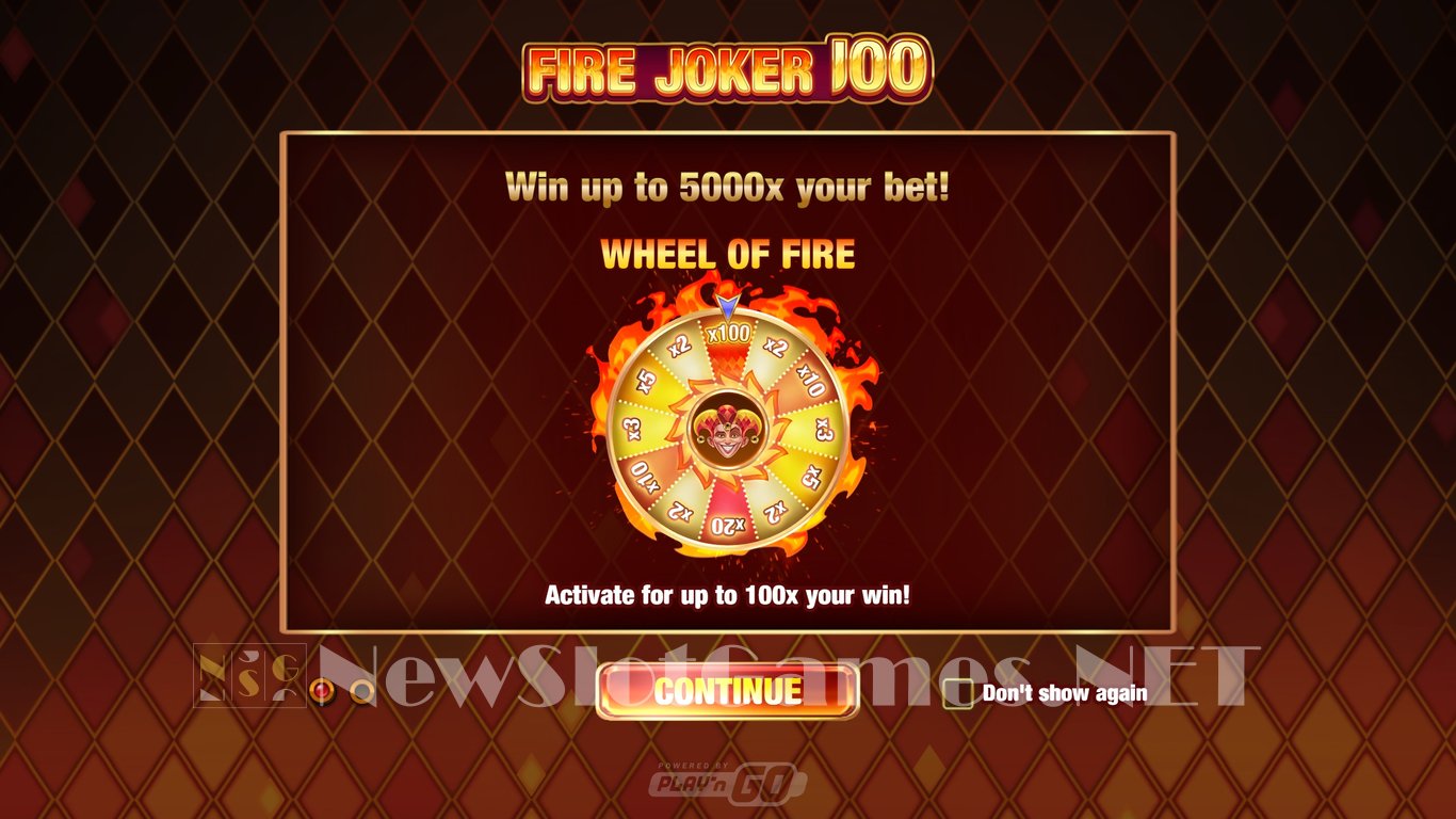 Fire Joker 100 Slot Demo Image
