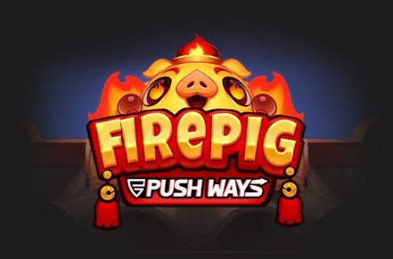 Fire Pig Push Ways Slot Logo