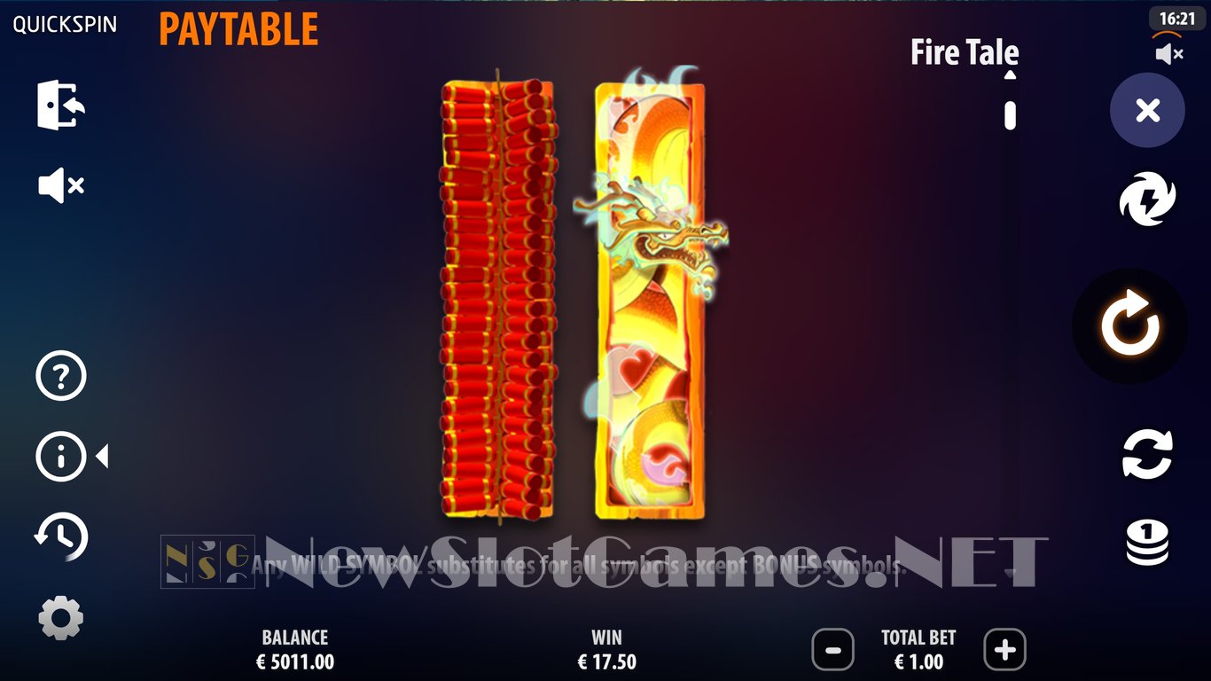 Fire Tale Slot Slot Image in Demo - pic. 9